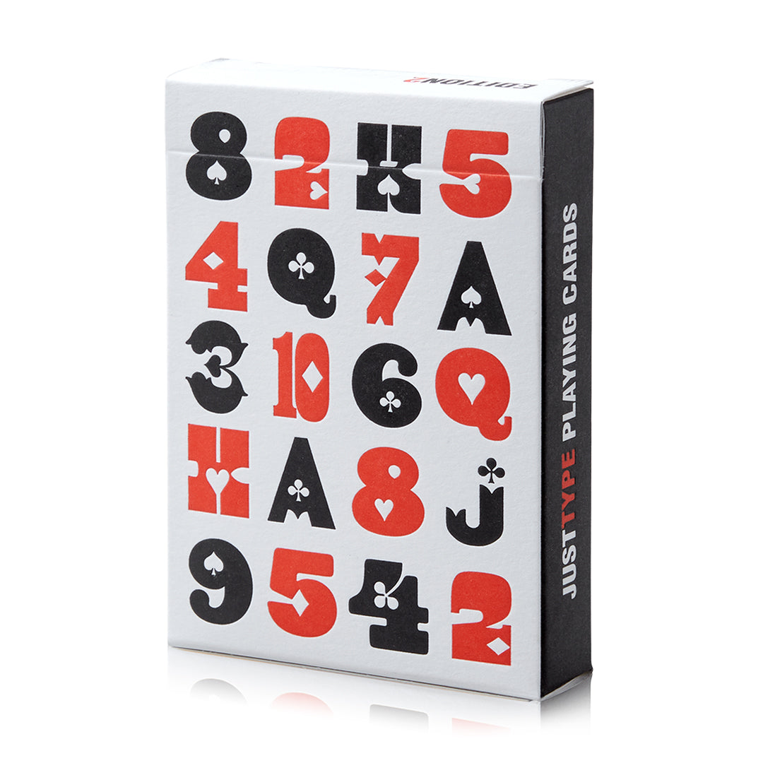 Just Type Playing Cards
