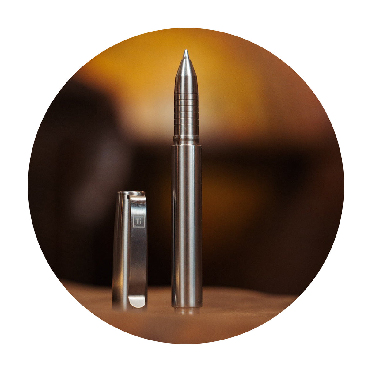 Base Line Capped Titanium Pen