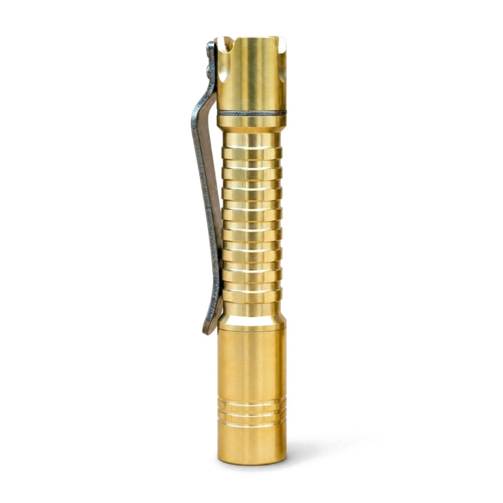 ReyLight Pineapple Mini MKIII Brass Flashlight