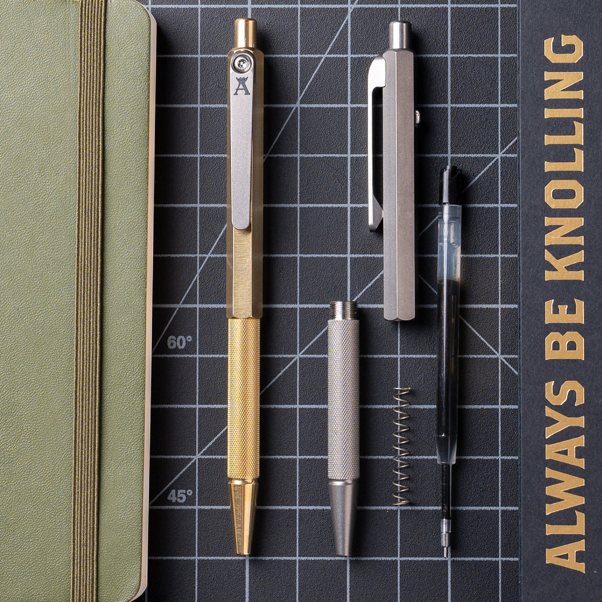 Tactile Turn Ansø Brass Pen