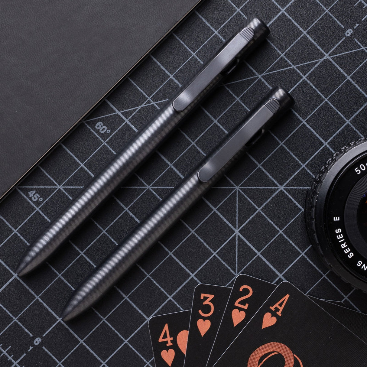 Tactile Turn Clip Action Titanium Pen