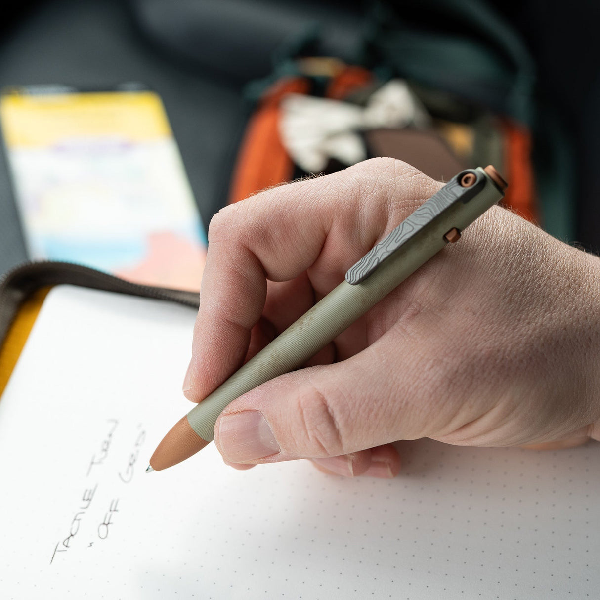 Tactile Turn Off Grid Side Click Pen