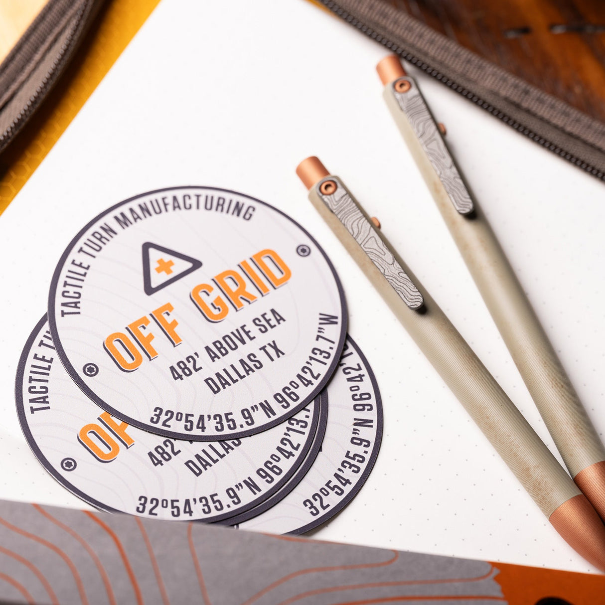Tactile Turn Off Grid Side Click Pen