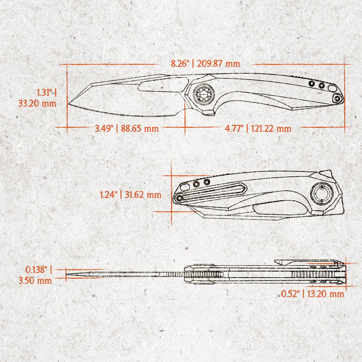 Vosteed Thunderbeast Knife