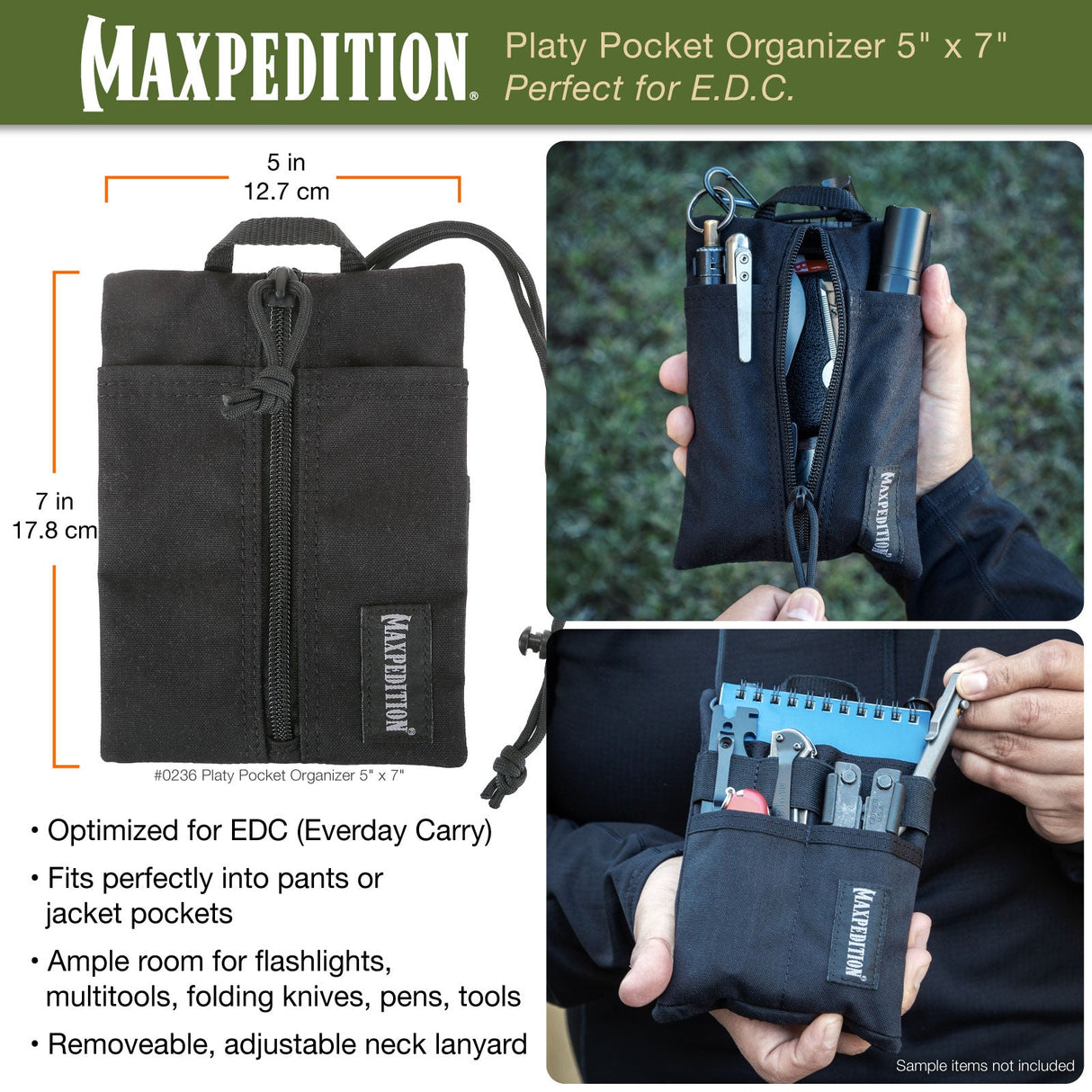 Platy Pocket Organizer 5×7