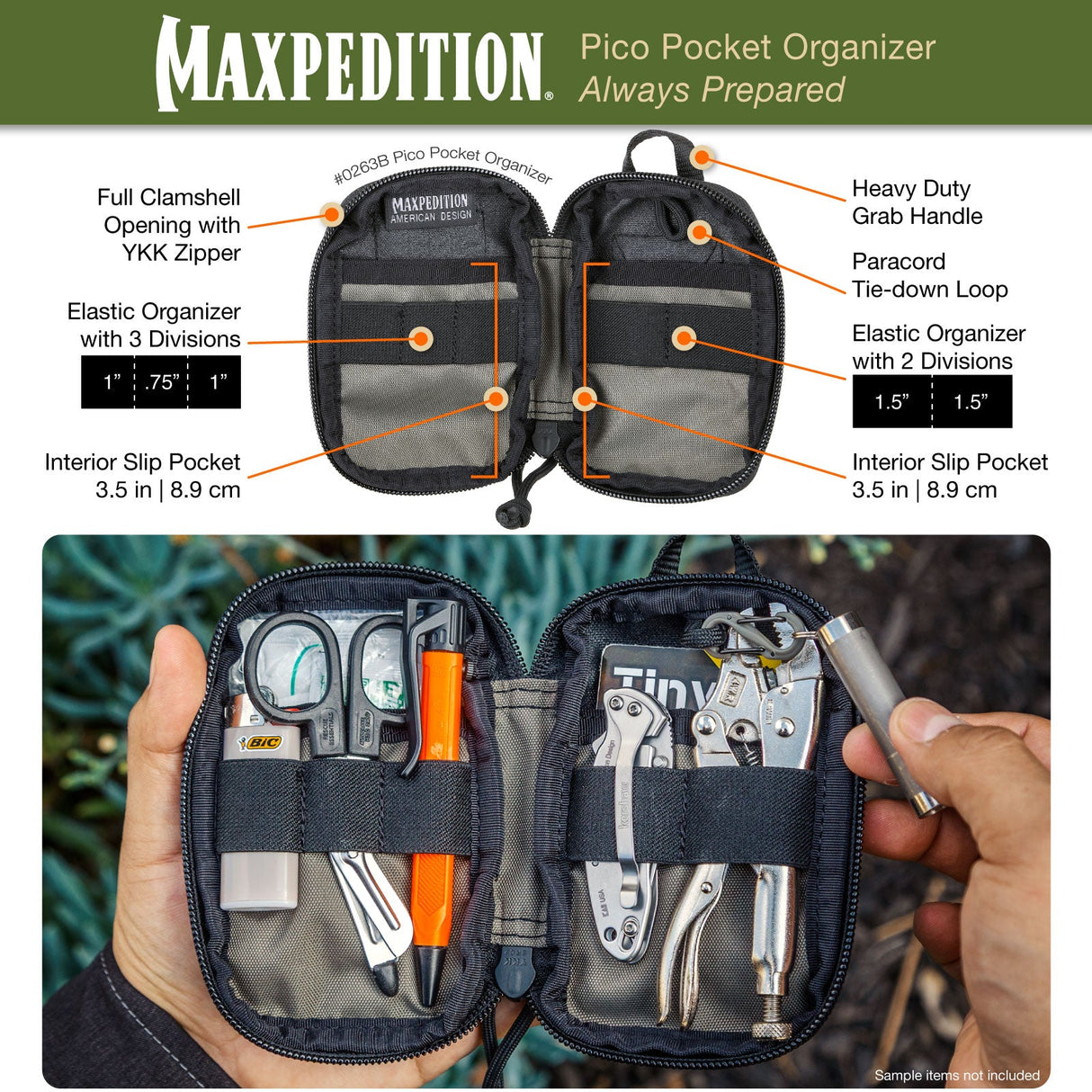 Pico Pocket Organizer