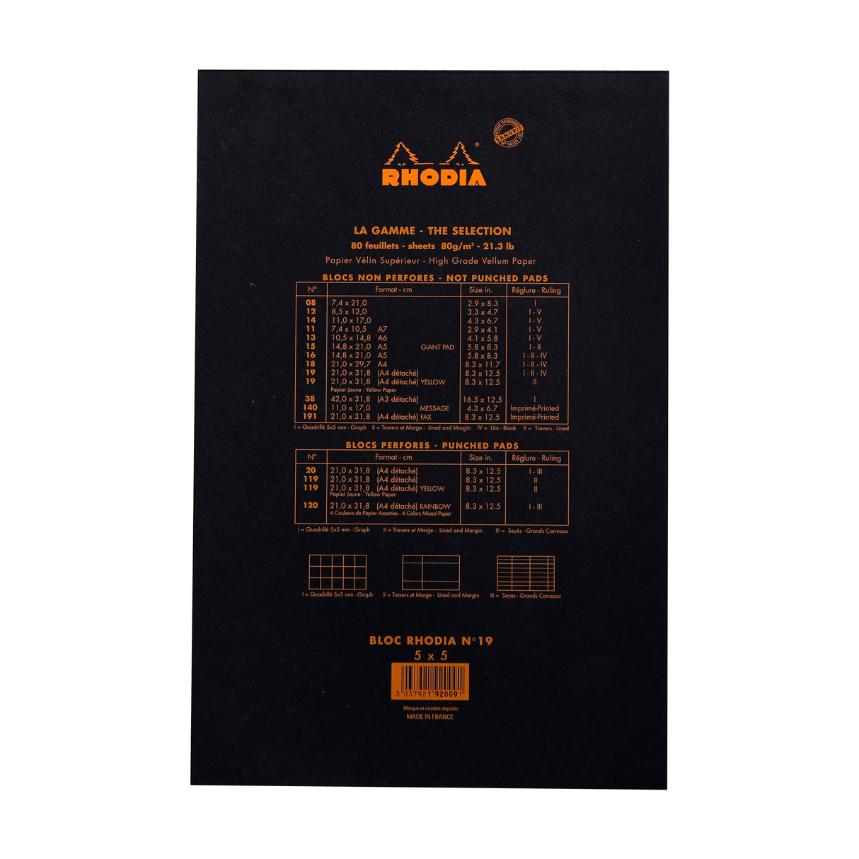 Bloc N°19 Memo Pad