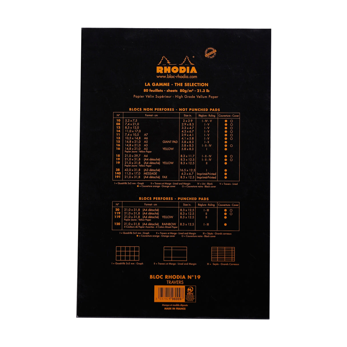 Bloc N°19 Memo Pad