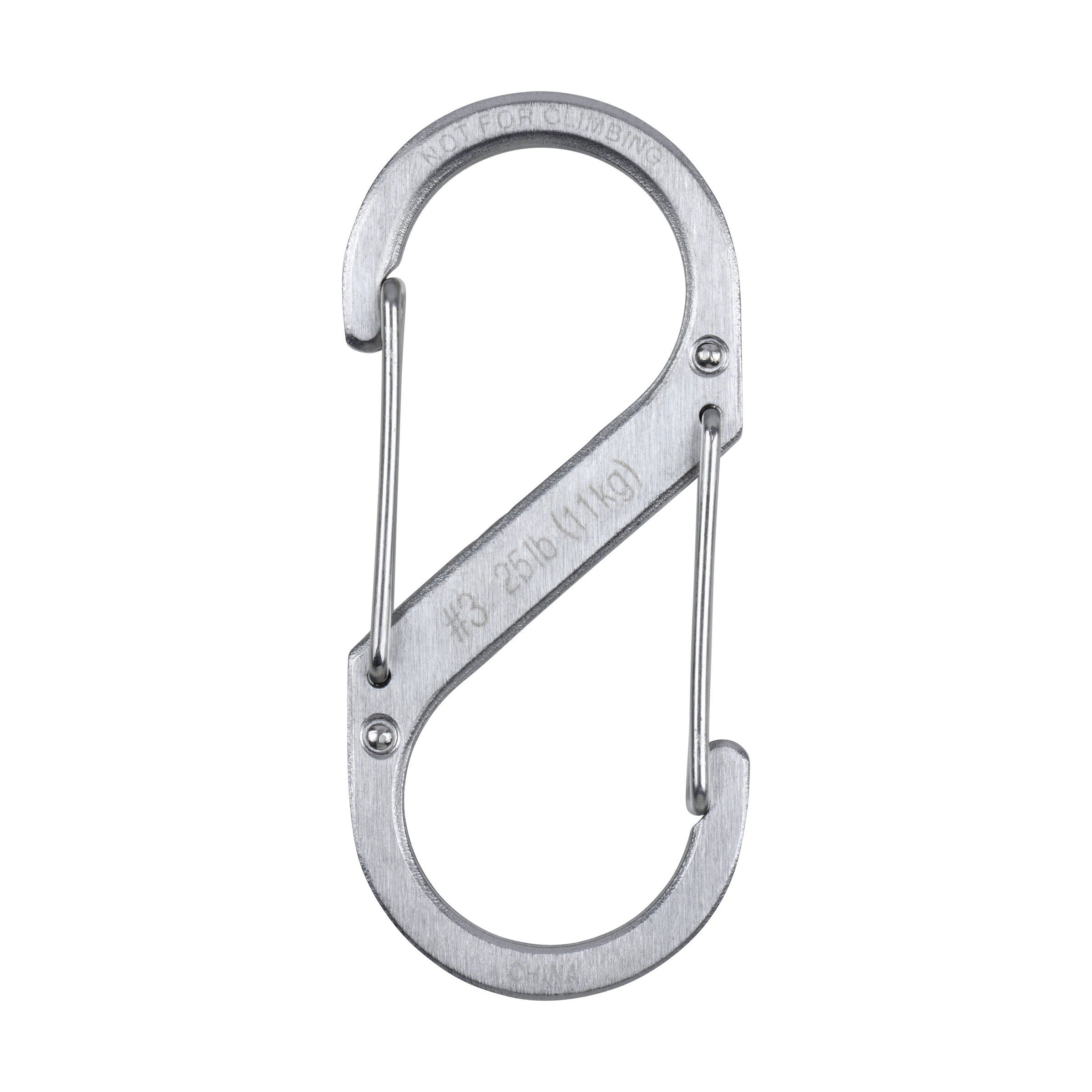 S-Biner SB411 Moschettone Portachiavi In Acciaio Inox – Apertura Rapida, 8,9 X 3,8 Cm