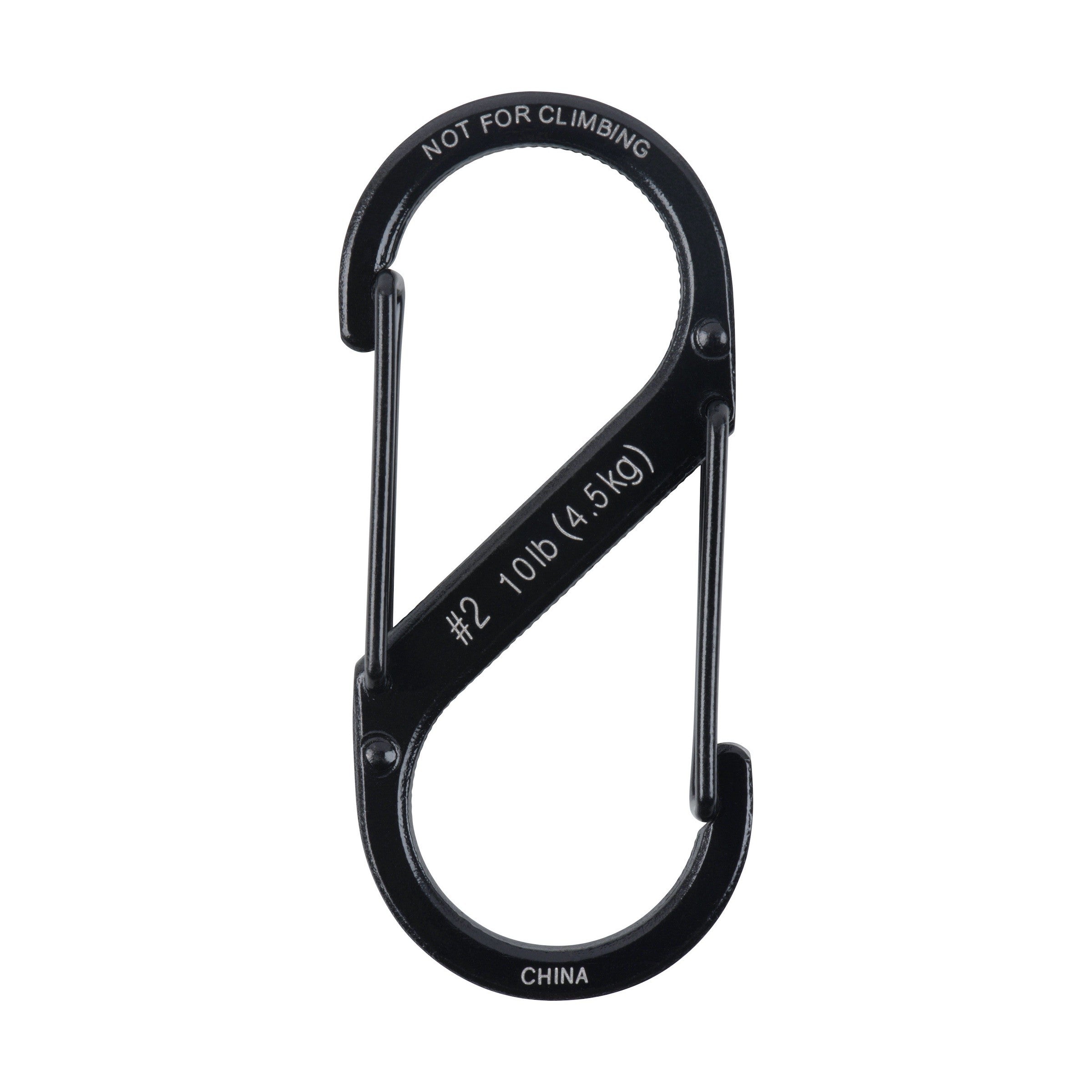 Nite Ize S-biner Karabiner Aluminium - Doppelter Karabiner Schwarz