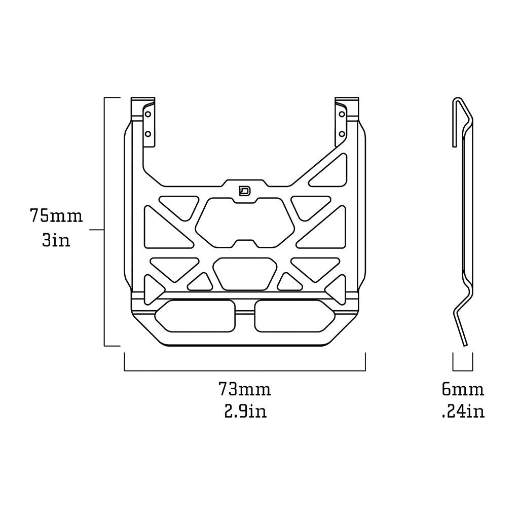 M1 Chassis Clip - Klipsu