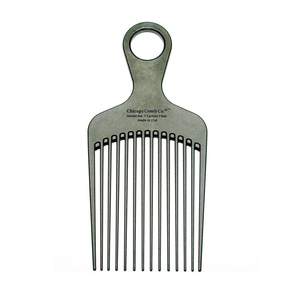 Chicago Comb Co. Model No. 7 Carbon Fiber Afro Comb – Mukama