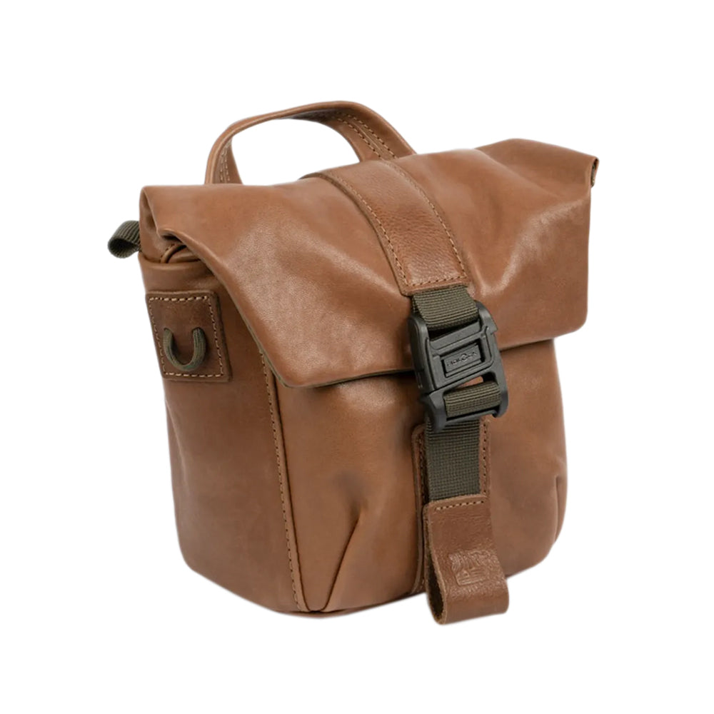 Pilot Leather Travel Camera Bag 2 L