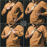 Night Rider Leather 9.5 L Sling Bag