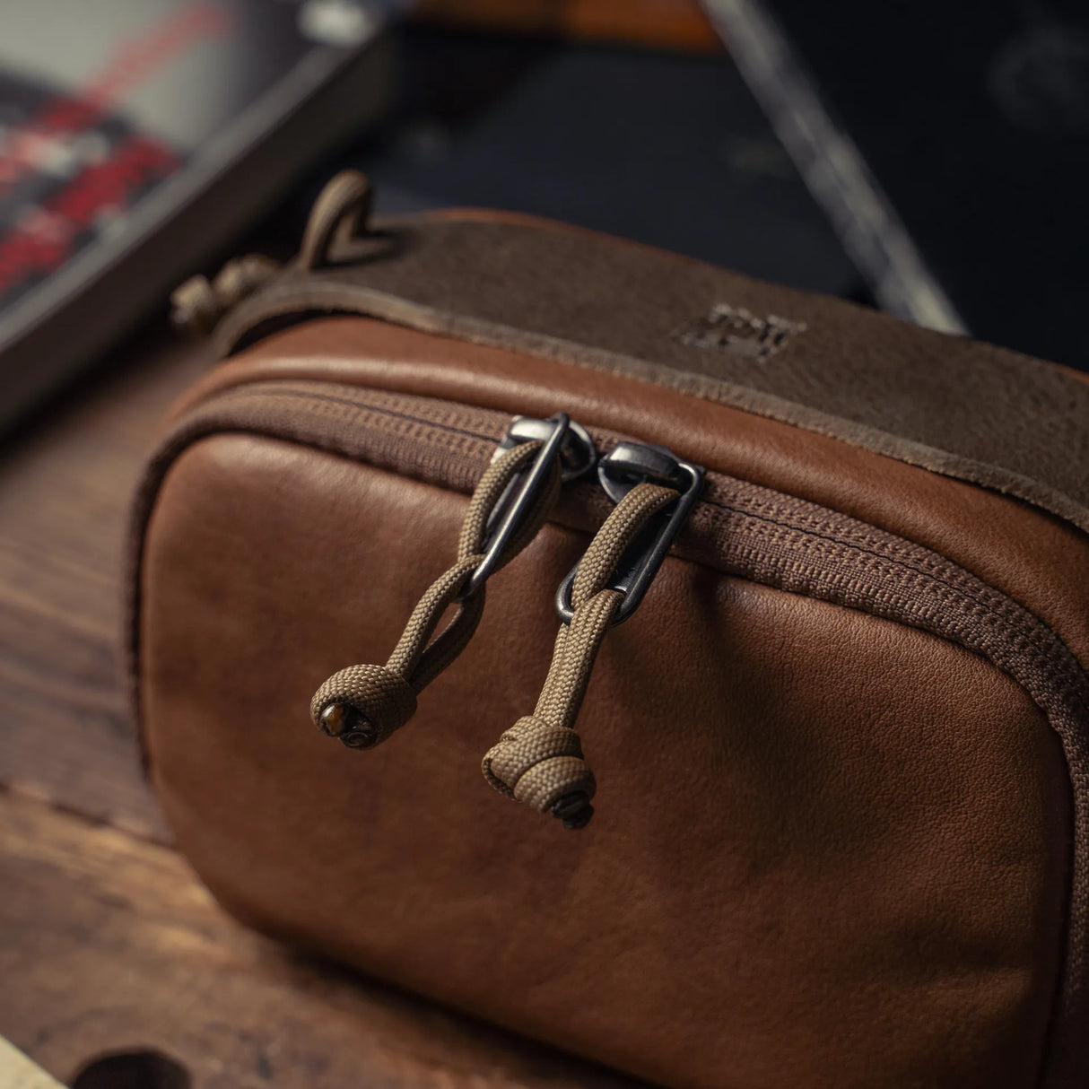 Full Leather Portable Camera Pouch