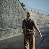 Pilot Leather Travel Camera Bag 2 L