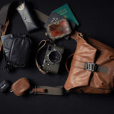 Pilot Leather Travel Camera Bag 3.5 L
