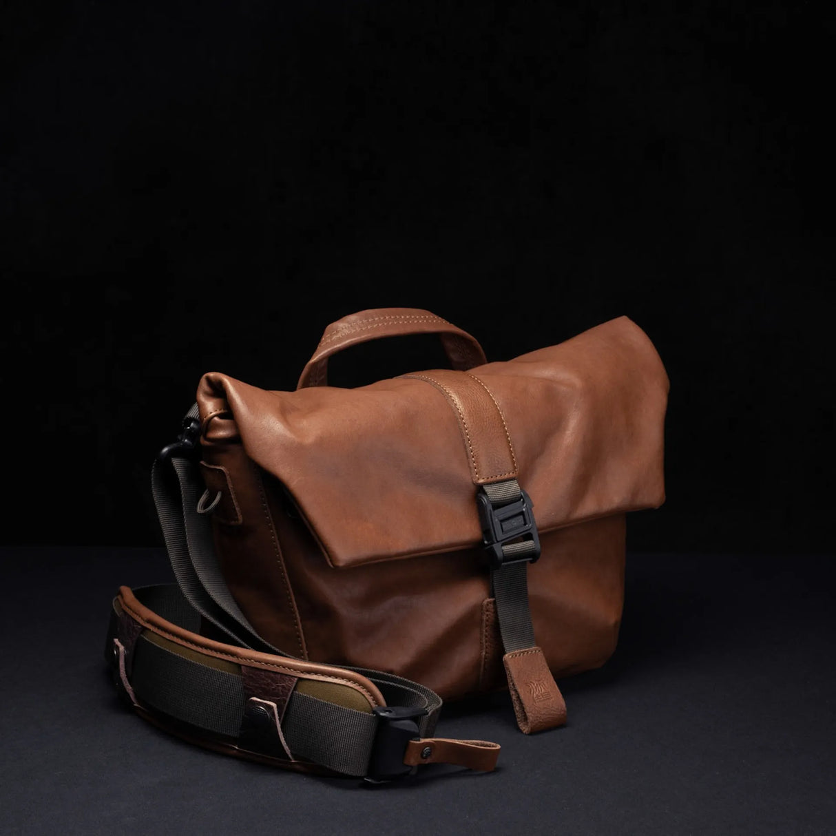 Pilot Leather Travel Camera Bag 7 L