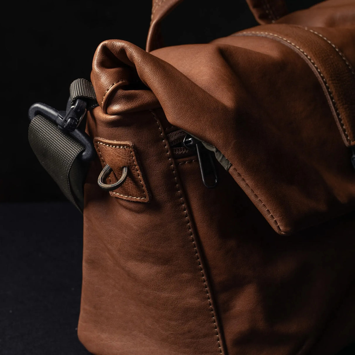 Pilot Leather Travel Camera Bag 3.5 L