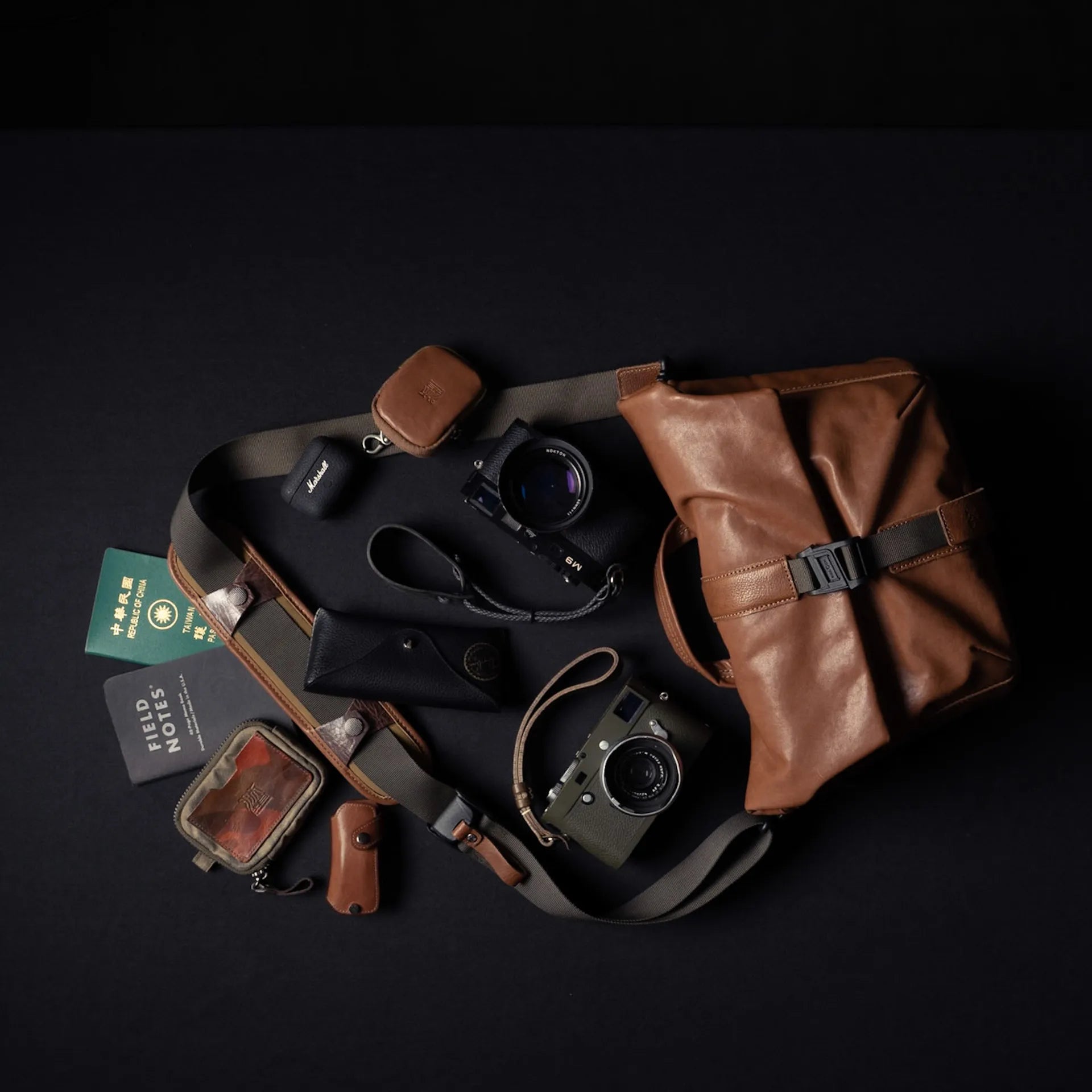 Wotancraft Pilot Leather Travel Camera Bag 7 L – Mukama