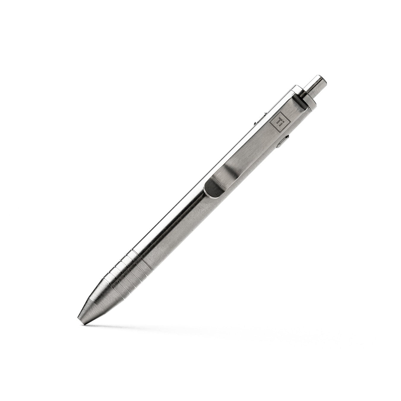 Big Idea Design Dual Side Click Pen DSC-RW Raw Titanium, Caneta