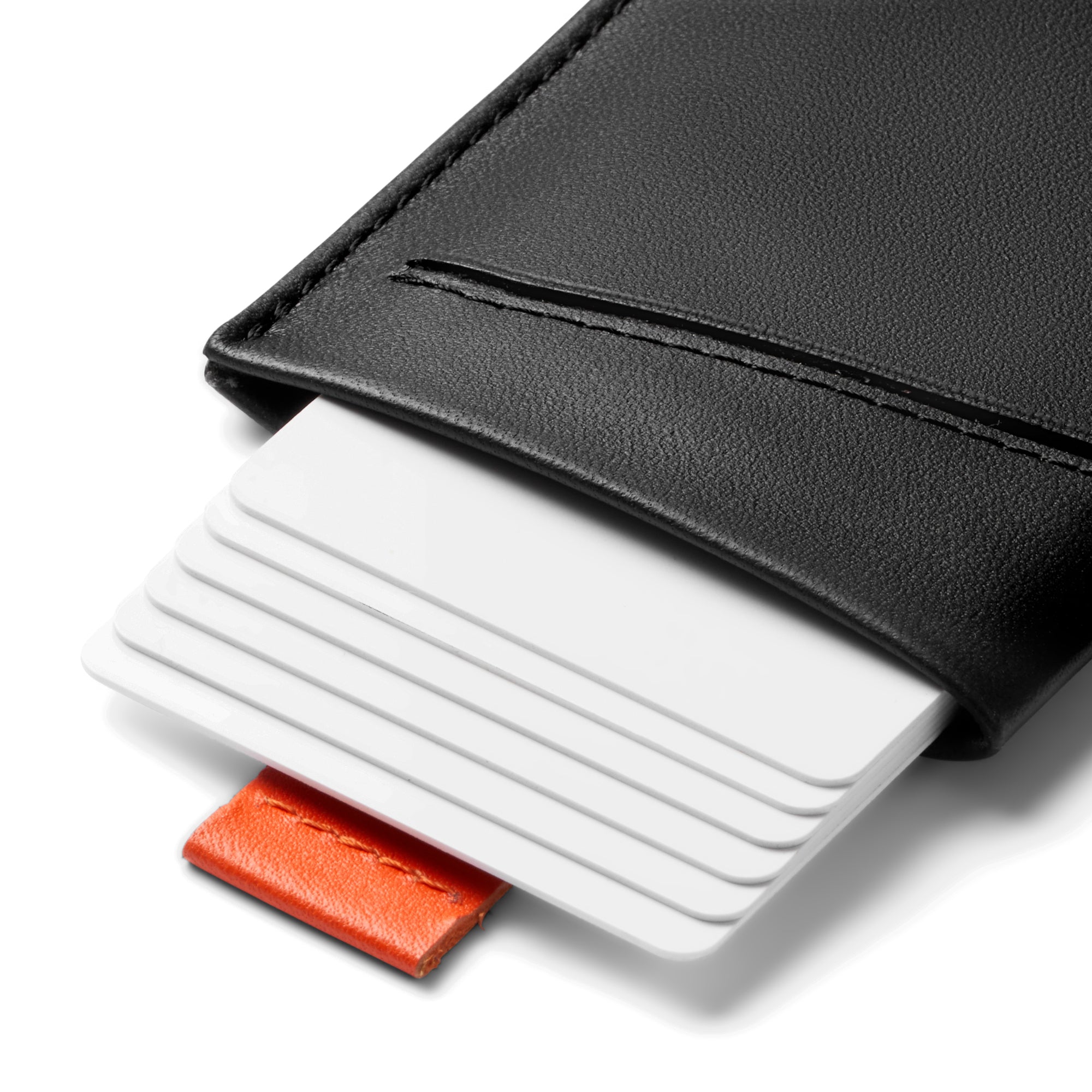 bellroy card sleeve product page Bellroy Card Sleeve Leather Wallet Navy 2nd Edition