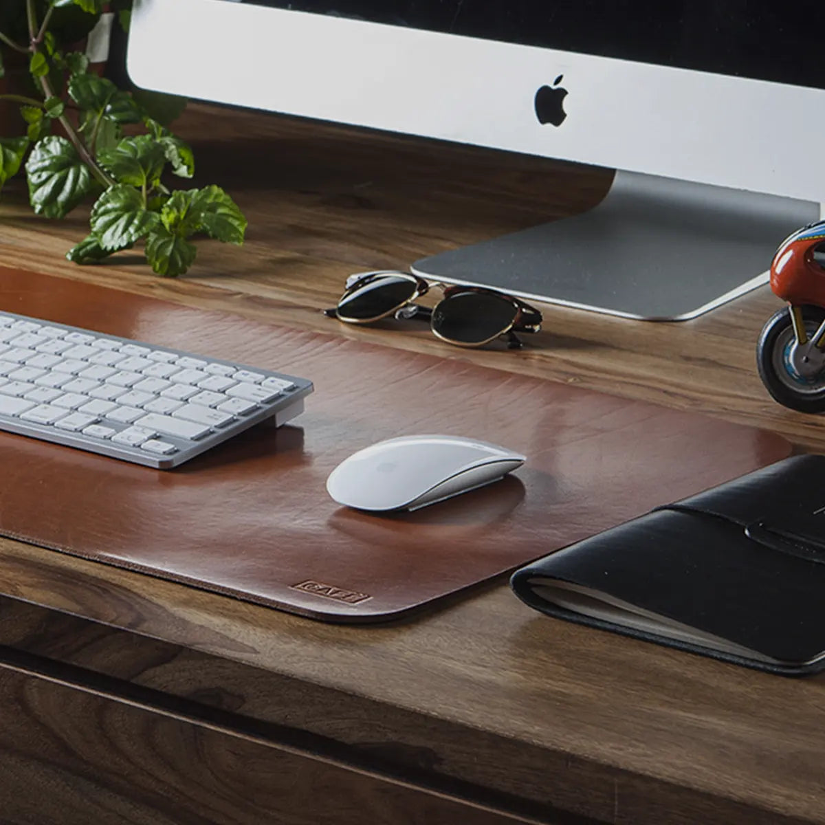 Leather computer desk mat online