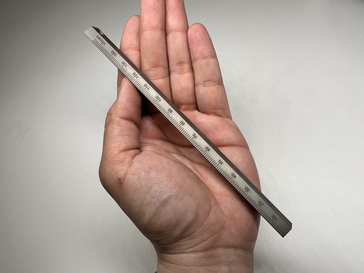 Machined Titanium Precision Ruler