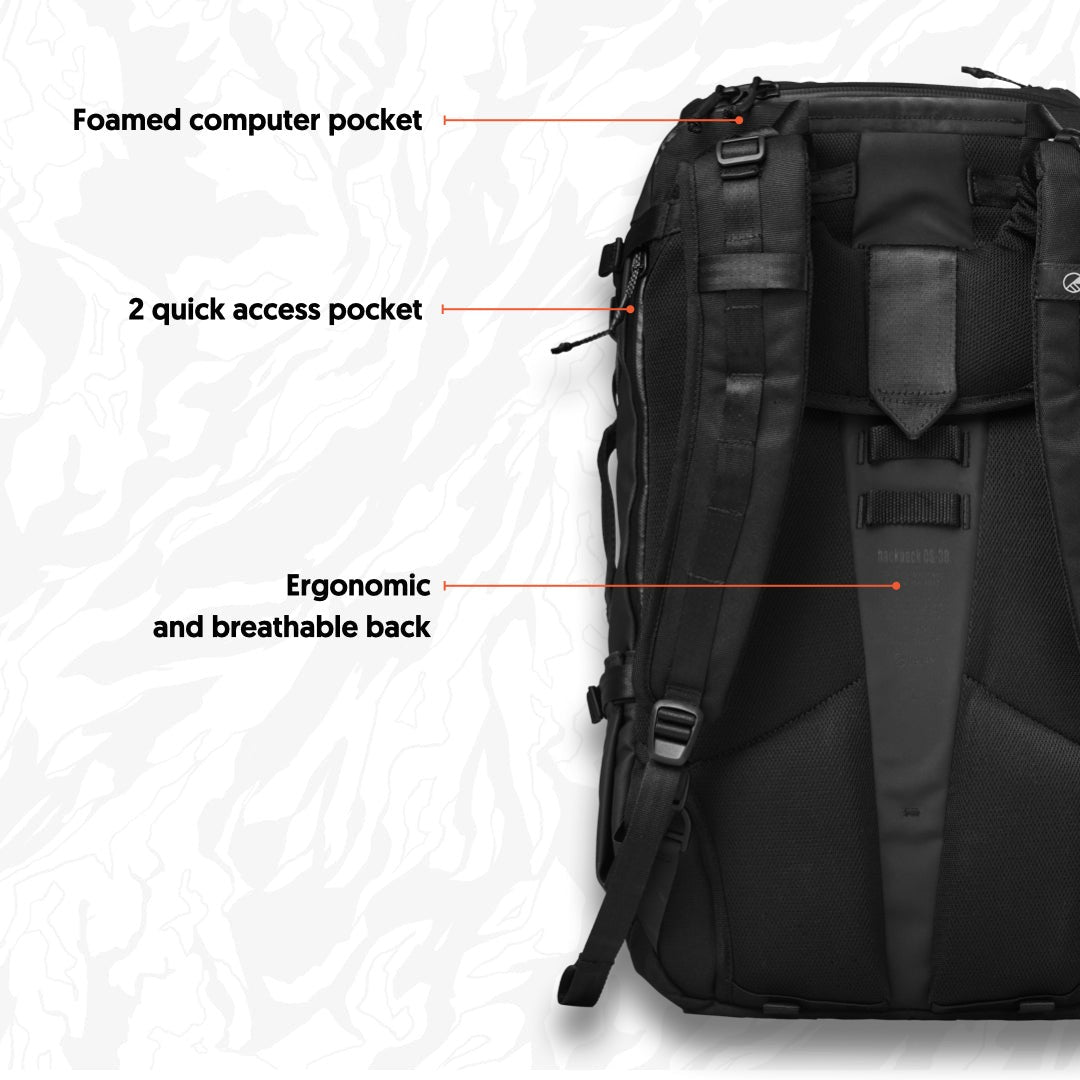 Clamshell hiking backpack shop