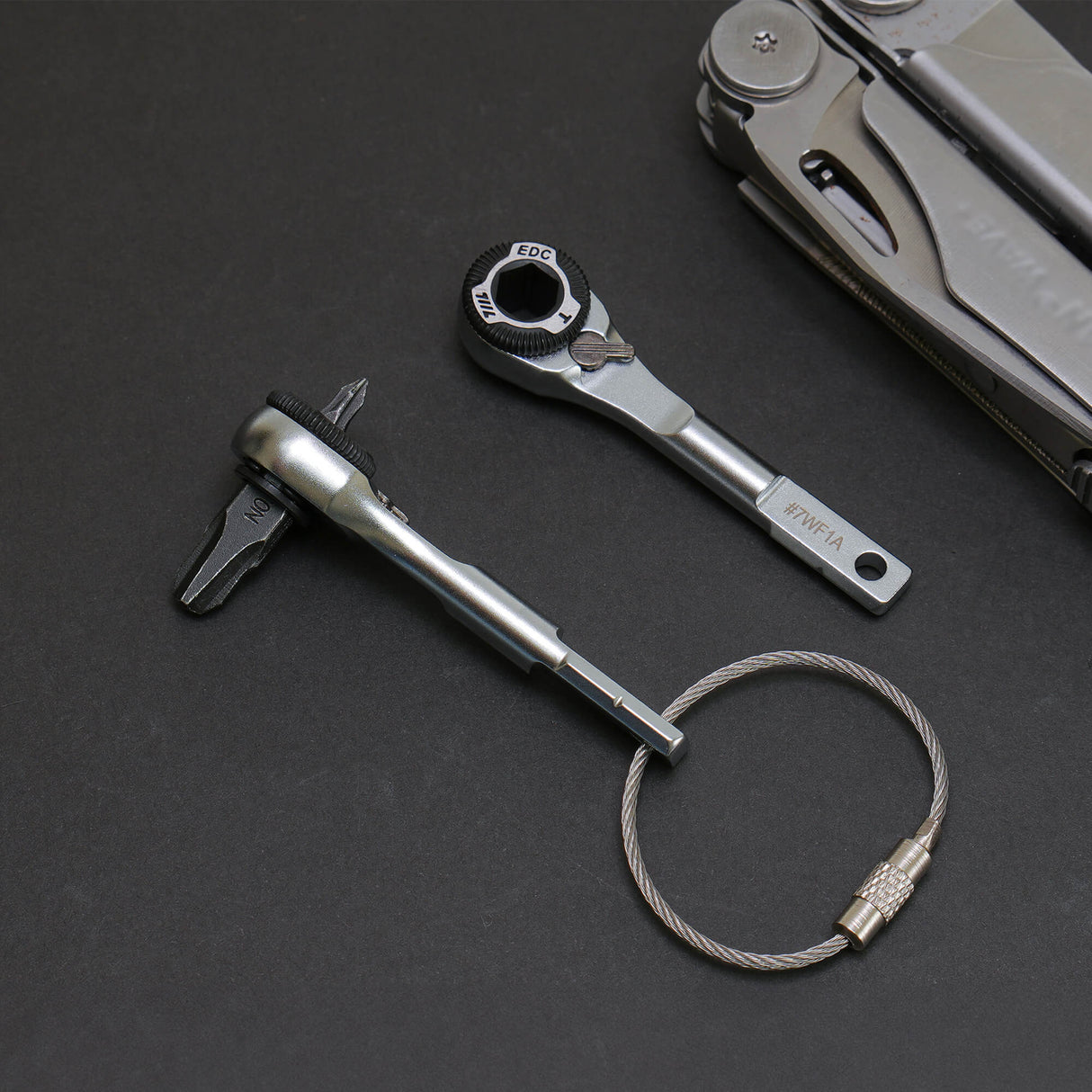 711L Flat End EDC Ratchet Wrench MK2