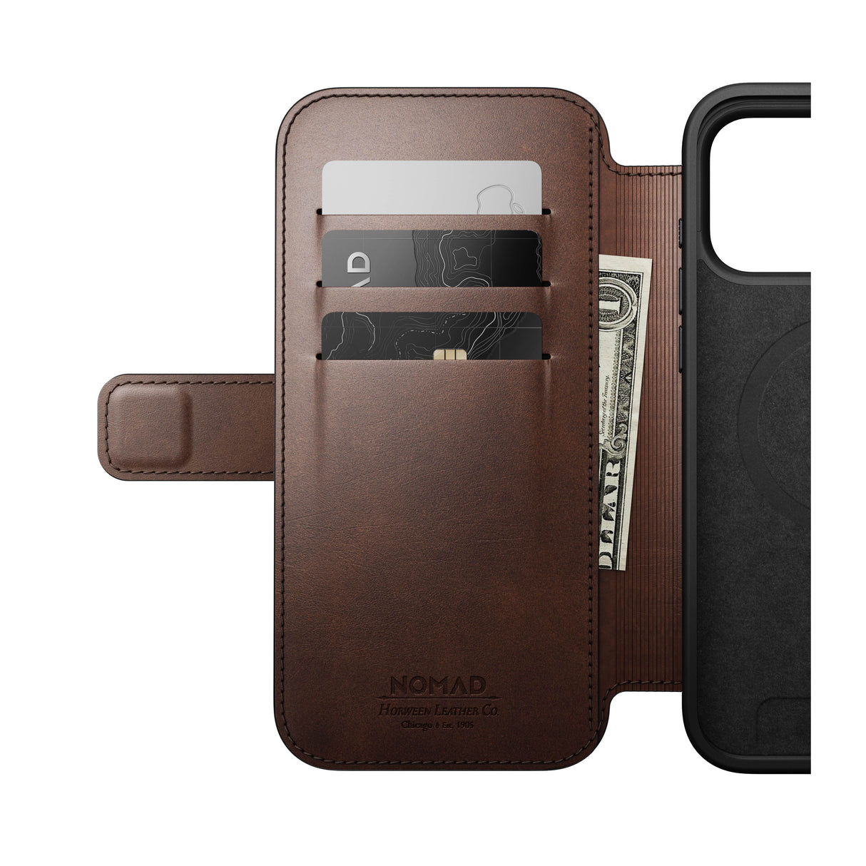 Modern Leather Folio Horween iPhone Series 17 - Suojakotelo