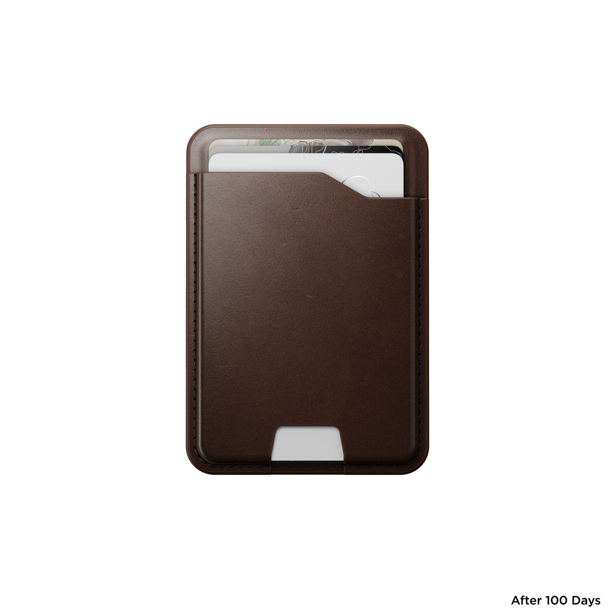 Leather Mag Wallet + Find My Tracking