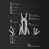 Multitool 13-in-1 Heavy Duty - Monitoimityökalu