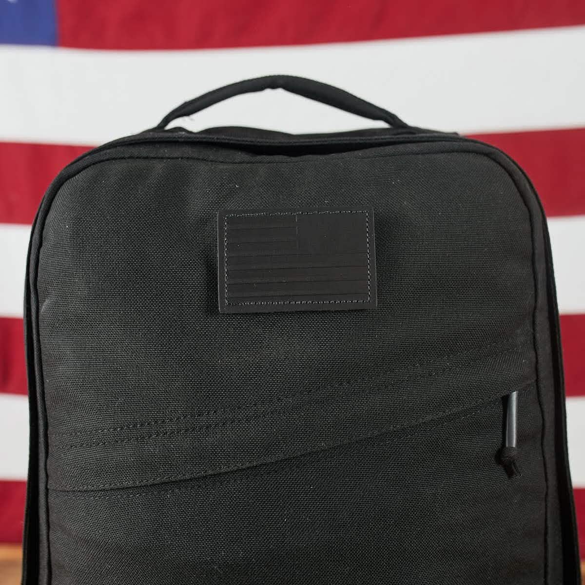 Reverse Flag Patch Leather