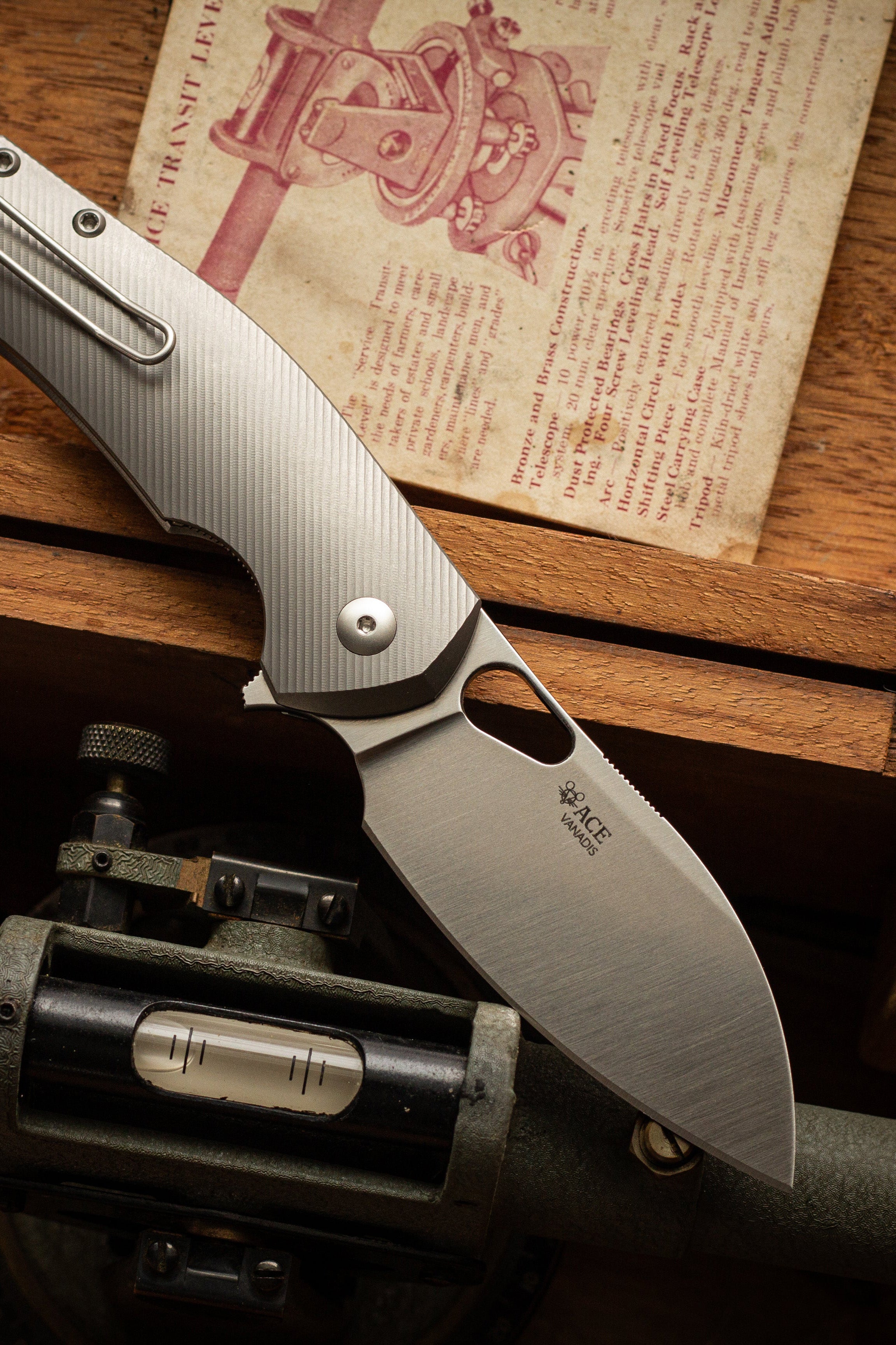 GiantMouse ACE Biblio XL Knife – Mukama