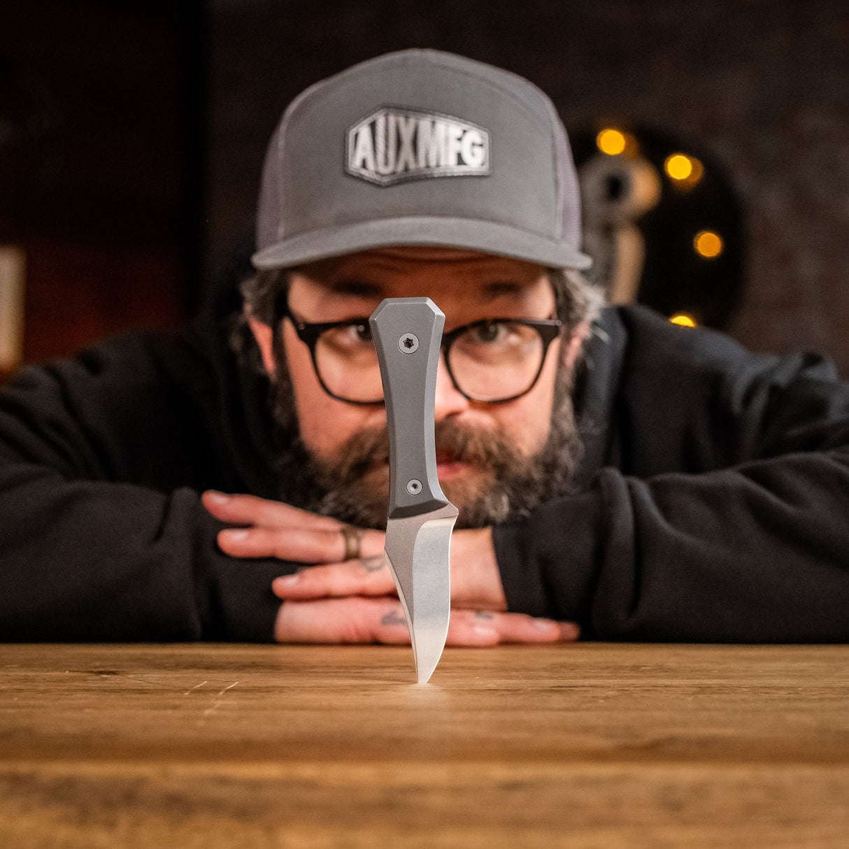 Ti Pocket Bowie Knife