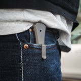 Ti Pocket Bowie Knife