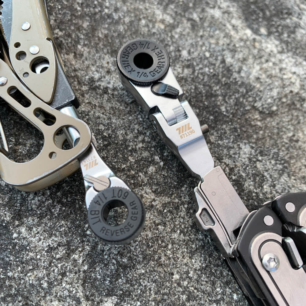 Flat End Flex Head EDC Ratchet Wrench