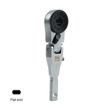 Flat End Flex Head EDC Ratchet Wrench