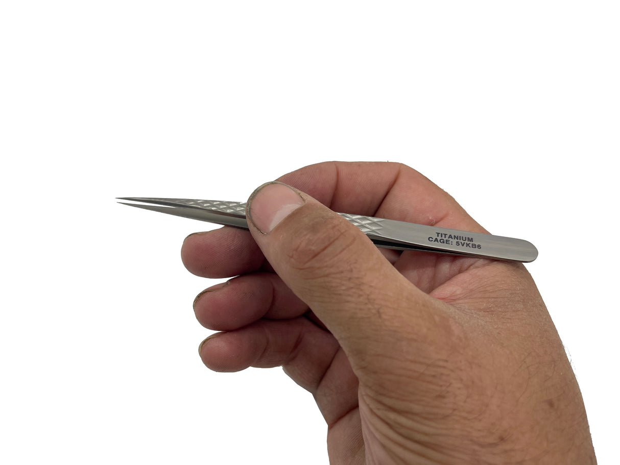 Straight Pineapple Titanium - Pinsetit