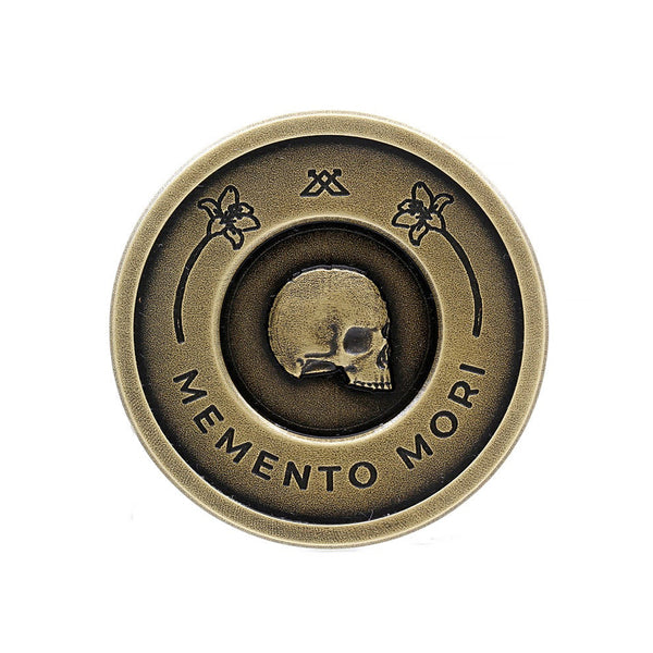 その他 ANMOO Memento Amazon.com : Memento Mori Coin Stoic Coin (Scythe) : Office
