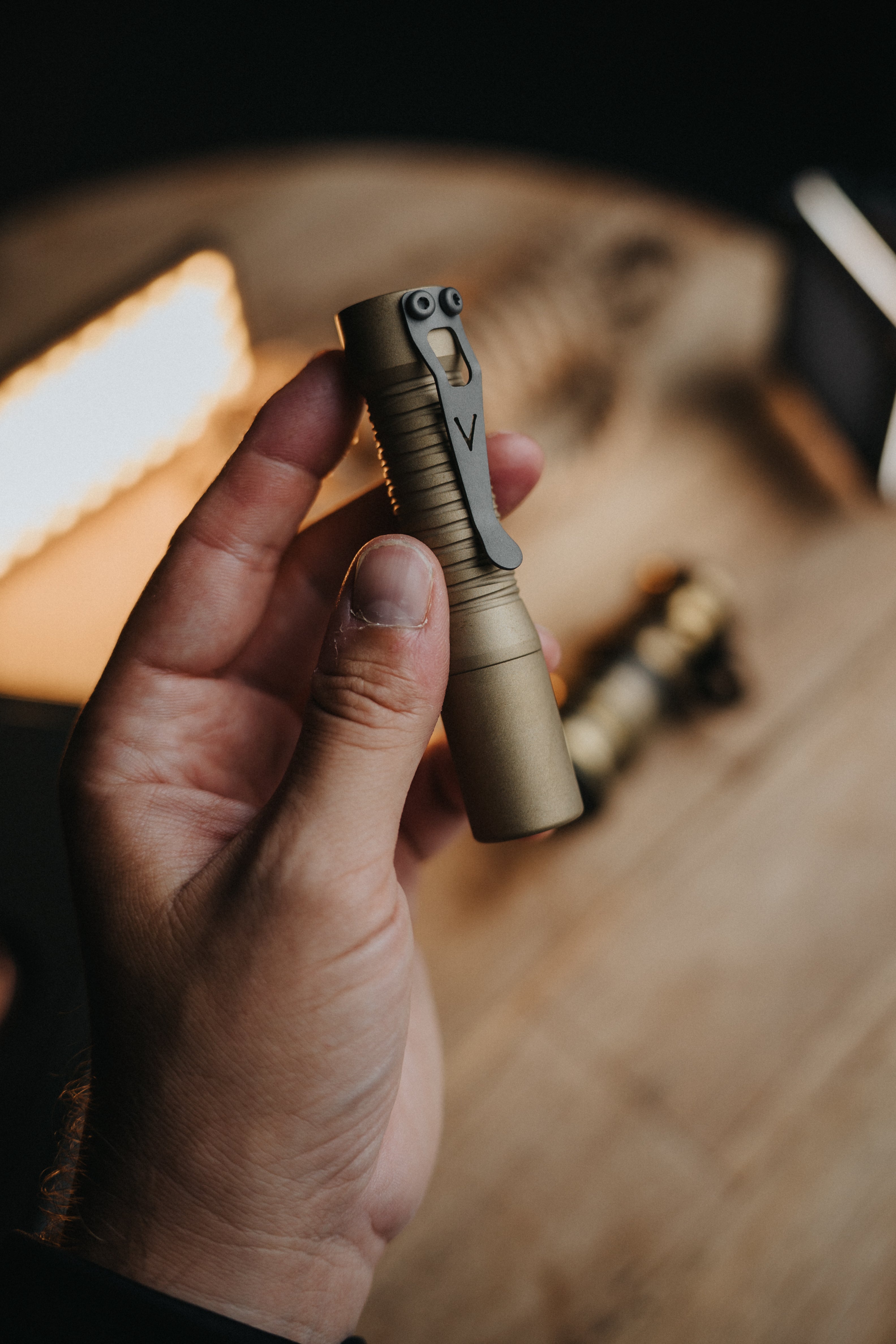 CWF Custom Flashlights Pathfinder Brass Flashlight – Mukama