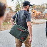 Shoulder Bag Waxed Canvas