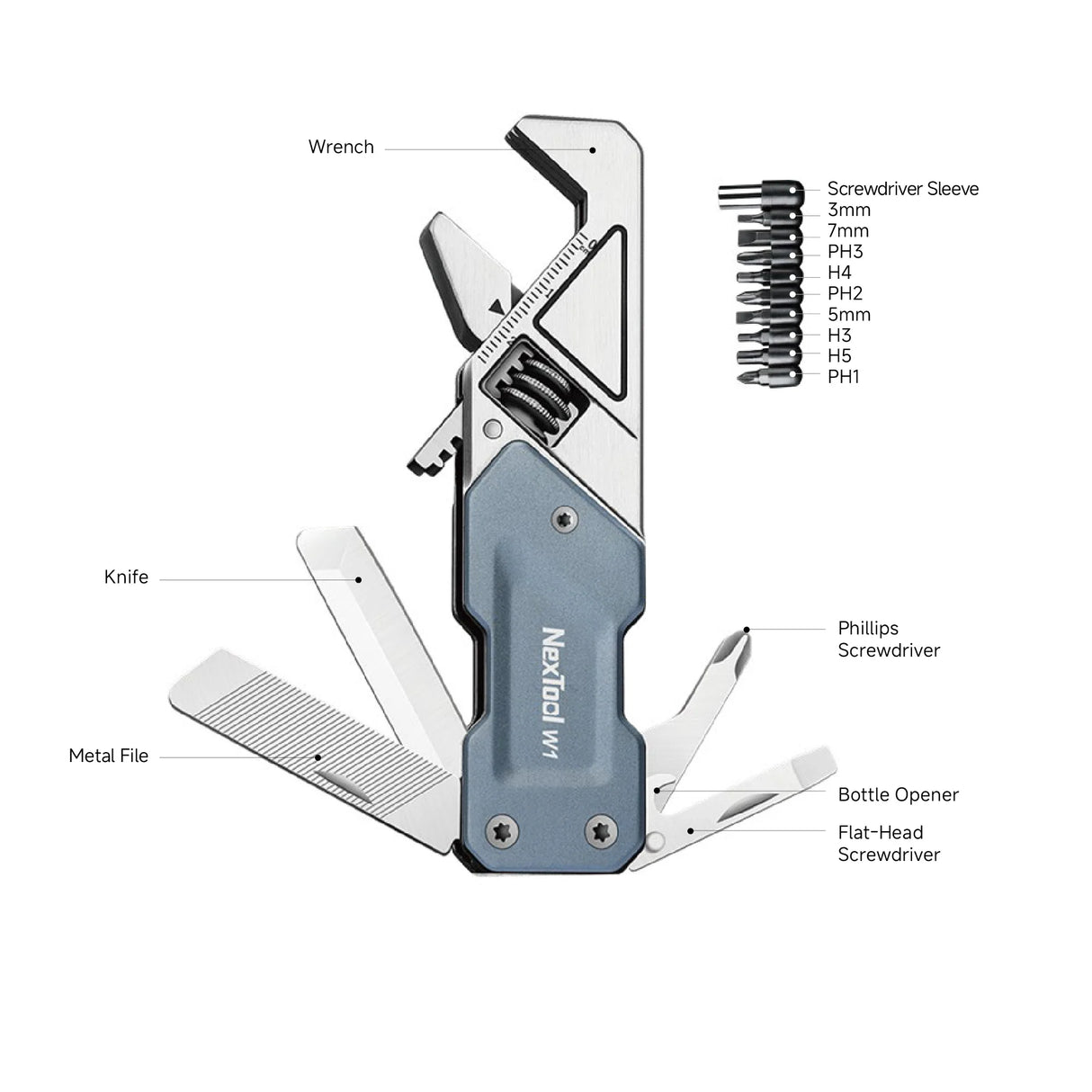 Light Wrench W1 Multi-Tool