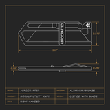 Sideslip Aluminum Utility Knife
