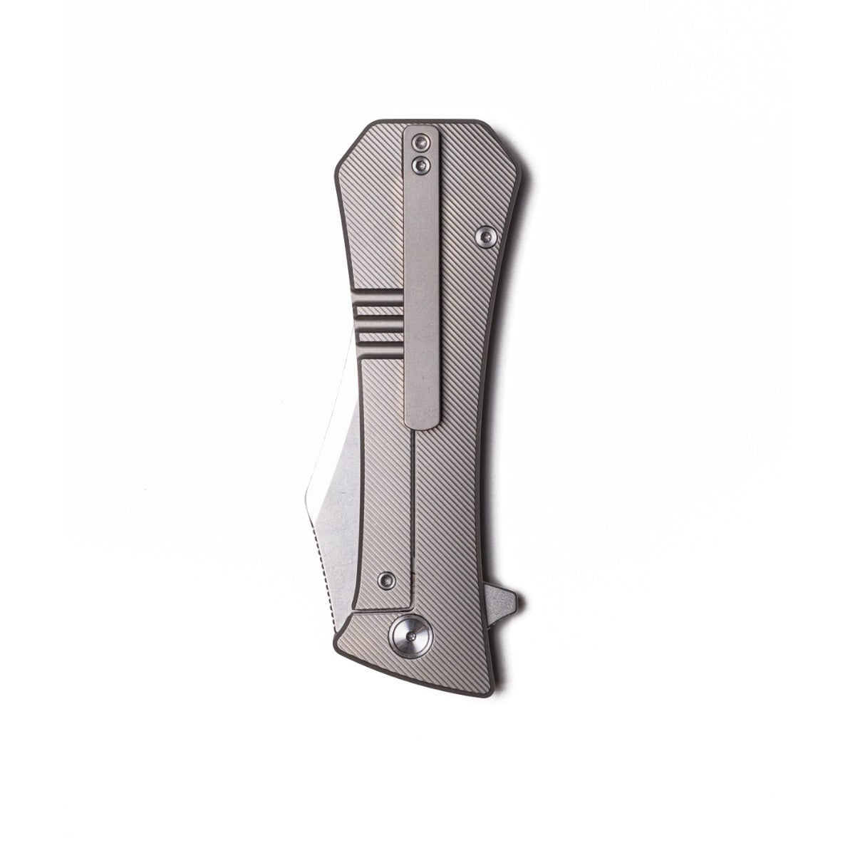 Auxiliary Manufacturing Pocket Bowie Deadhead Frame Lock Knife