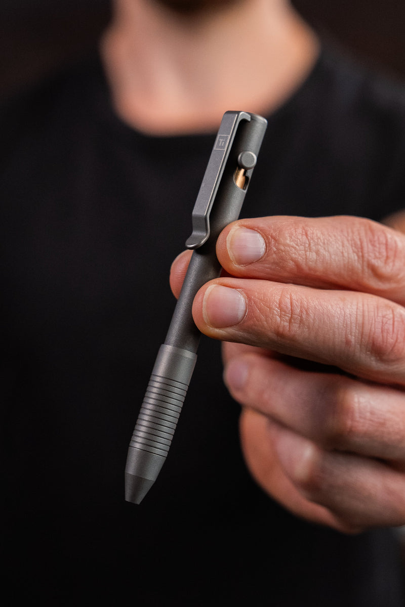 Big Idea Design Bolt Action USA Titanium Pen