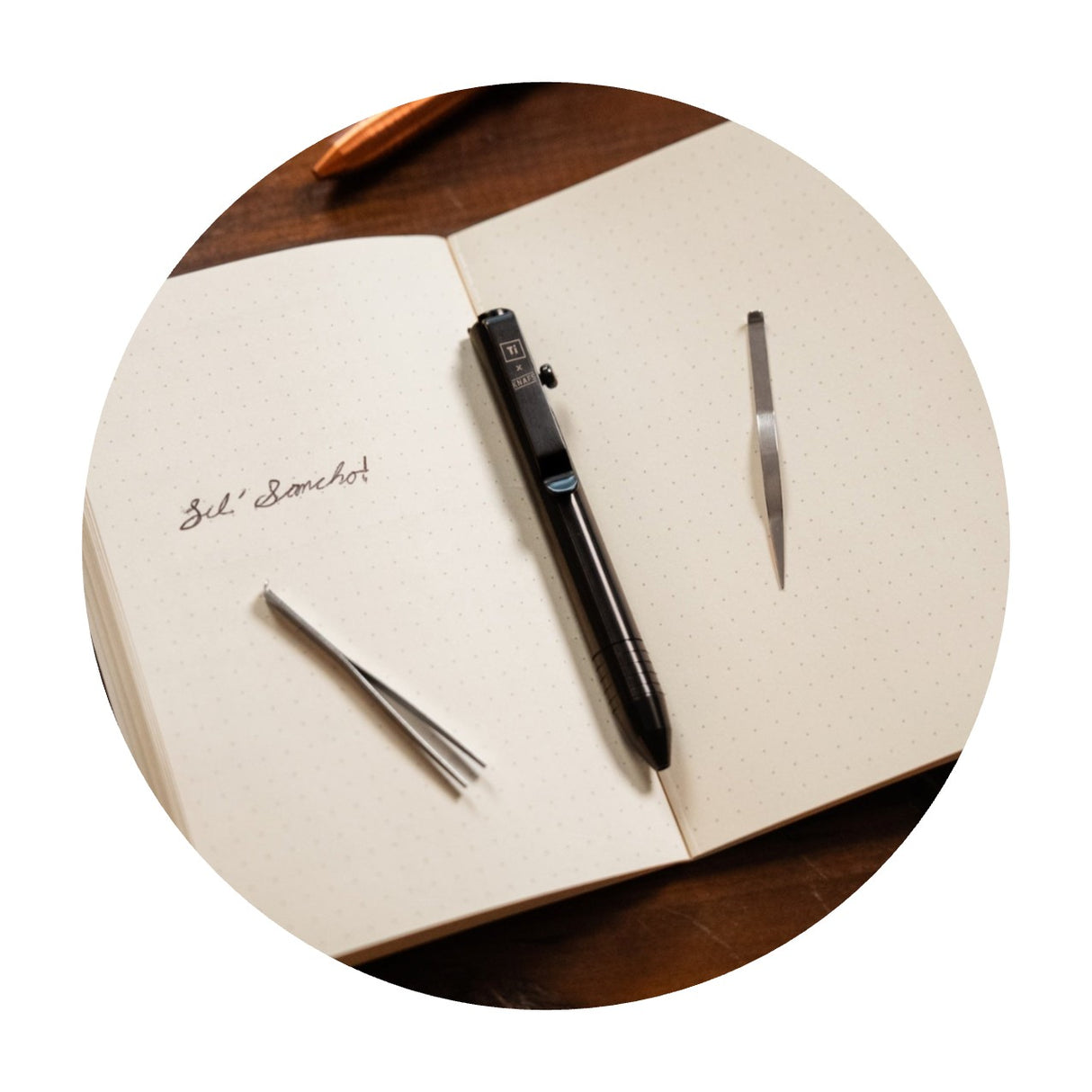 Big Idea Design The Lil Sancho Bolt Action Titanium Pen
