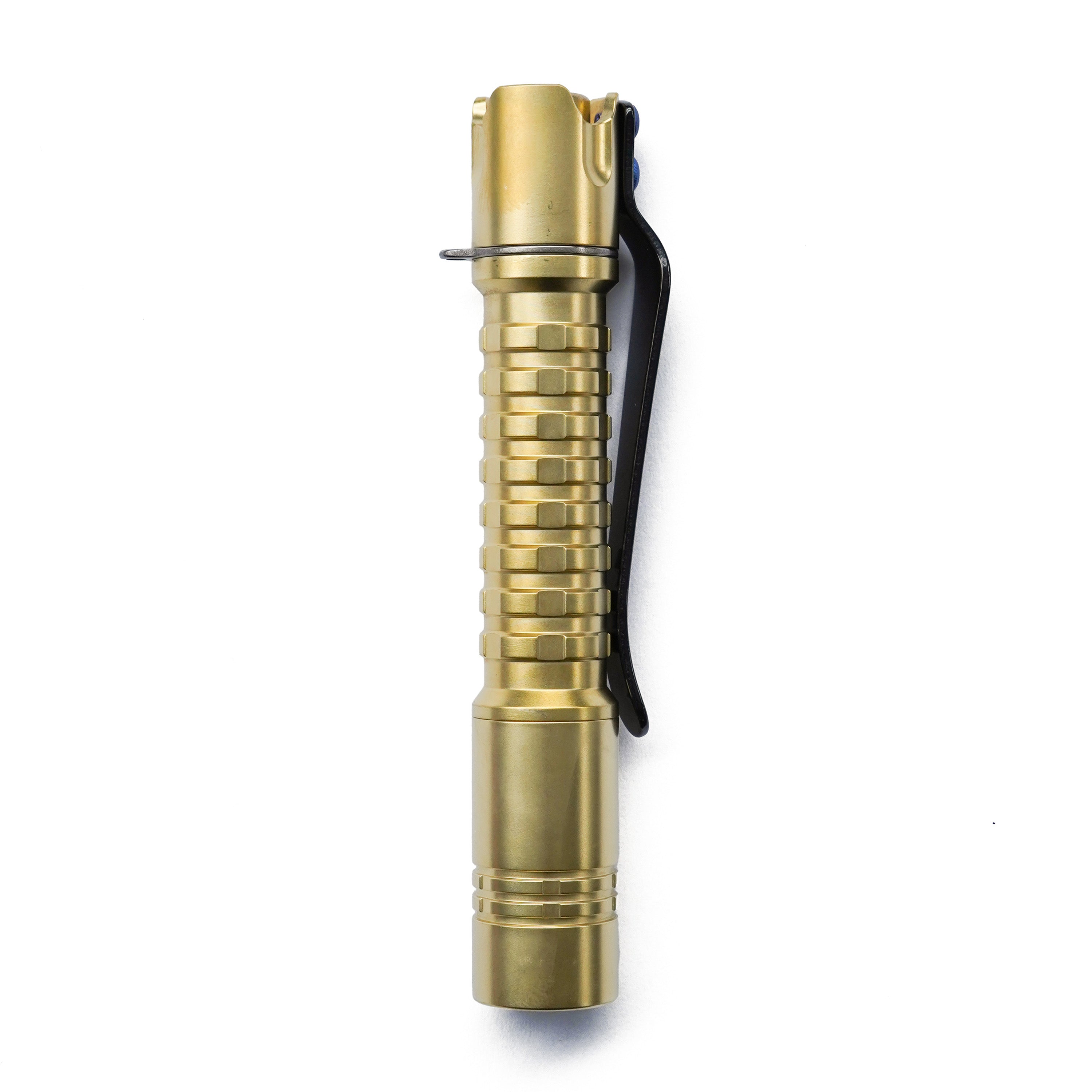 brass rechargeable flashlight ReyLight Pineapple Mini MKIII Brass Flashlight – Mukama