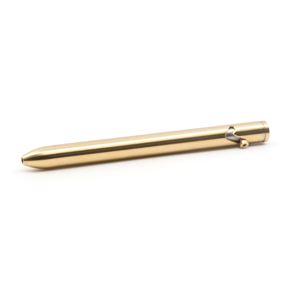 Refyne EP1 Bolt-Action Recycled Brass Pen – Second Life Edition view 3